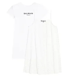 Vestido de algodón con lunares
