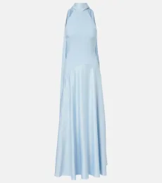 Vestido de fiesta Cece de crepé y satén Vestido de fiesta Cece de crepé y satén