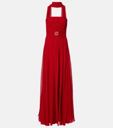 Vestido de fiesta de seda con bustier Vestido de fiesta de seda con bustier