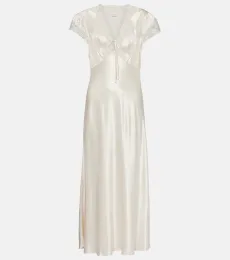 Vestido de novia Amari de satén Vestido de novia Amari de satén
