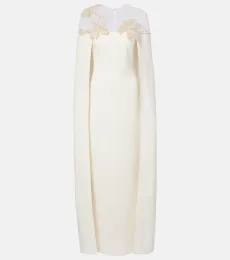 Vestido de novia Ambere de crepé adornado Vestido de novia Ambere de crepé adornado