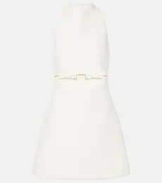 Vestido de novia corto Jalie de crepé con lazo Vestido de novia corto Jalie de crepé con lazo