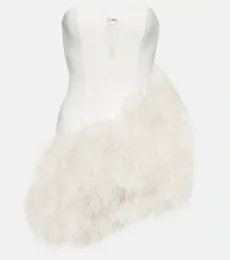 Vestido de novia de cady con plumas Vestido de novia de cady con plumas