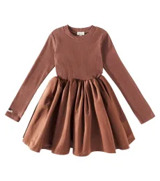 Vestido Furre de mezcla de algodón Vestido Furre de mezcla de algodón