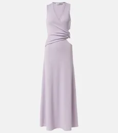 Vestido largo con aberturas adornado Vestido largo con aberturas adornado