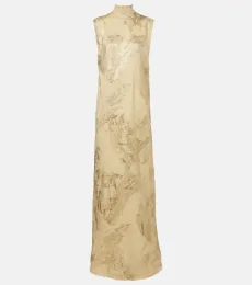 Vestido largo Gilded Miami de fil coupé Vestido largo Gilded Miami de fil coupé
