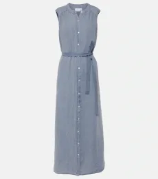 Vestido largo Luna de lino Vestido largo Luna de lino