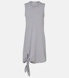 Vestido midi de jersey de algodón Vestido midi de jersey de algodón