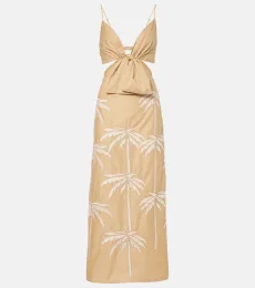 Vestido midi Sea Swirl con lazada Vestido midi Sea Swirl con lazada