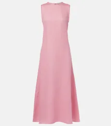 Vestido midi Tallin de lino Vestido midi Tallin de lino