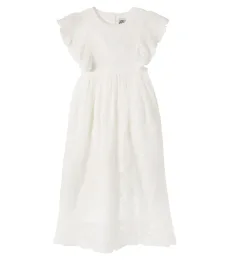 Vestido Noce en mezcla de algodón bordado Vestido Noce en mezcla de algodón bordado