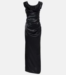Vestido tubo Ginny de satén Vestido tubo Ginny de satén
