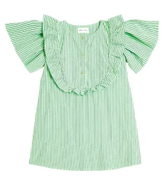 Vestido Ummy de algodón con volantes Vestido Ummy de algodón con volantes