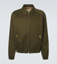 VGold cotton gabardine blouson jacket VGold cotton gabardine blouson jacket