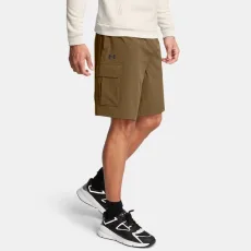 Vibe Woven Mens Cargo Shorts Coyote / Black Brown