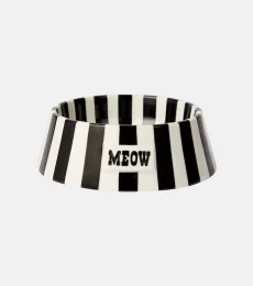 Vice Meow striped cat bowl Vice Meow striped cat bowl