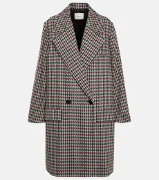 Vichy wool-blend coat Vichy wool-blend coat
