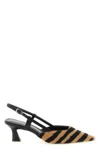 Vinnie pony hair slingbacks