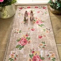 Vintage Rose Washable Runner
