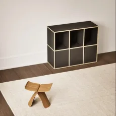 Vinyl Storage in Black with Doors and Backpanels Vinyl Storage in Black with Doors and Backpanels