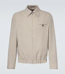 Virgin wool blouson jacket Virgin wool blouson jacket