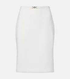 Virgin wool miniskirt