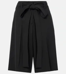 Virgin wool sablà Bermuda pants Virgin wool sablà Bermuda pants