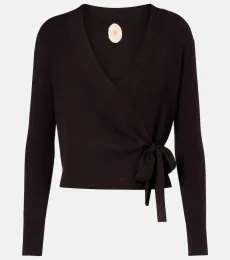 Virgin wool wrap cardigan Virgin wool wrap cardigan
