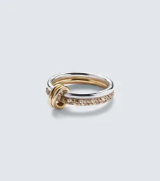 Virgo Petite 18kt gold (7501000) and sterling silver ring with diamonds Virgo Petite 18kt gold (7501000) and sterling silver ring with diamonds