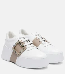 Viv' Skate embellished leather sneakers Viv' Skate embellished leather sneakers