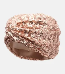 VLogo sequined head wrap VLogo sequined head wrap