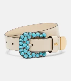 VLogo Signature 30 leather belt VLogo Signature 30 leather belt