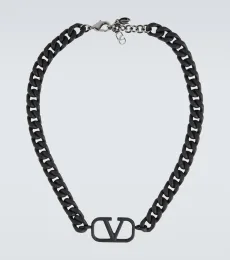 VLogo signature chain choker VLogo signature chain choker