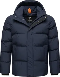 Walby YOUMODO Men's Winter Jacket Warm Quilted Jacket with Adjustable Hood S-XXL, navy, XXL Walby YOUMODO Men's Winter Jacket Warm Quilted Jacket with Adjustable Hood S-XXL, navy, XXL
