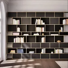 Wall Storage in Black with Doors and Drawers Wall Storage in Black with Doors and Drawers