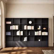 Wall Storage in Blue with Drawers and Backpanels Wall Storage in Blue with Drawers and Backpanels