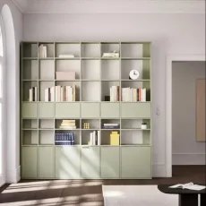 Wall Storage in Green with Doors and Bottom Storage Wall Storage in Green with Doors and Bottom Storage