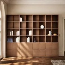 Wall Storage in Walnut with Drawers and Backpanels Wall Storage in Walnut with Drawers and Backpanels