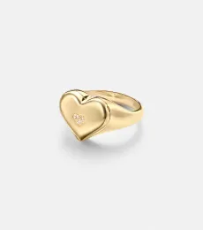 Wallpaper Heart 14kt gold ring with diamonds Wallpaper Heart 14kt gold ring with diamonds