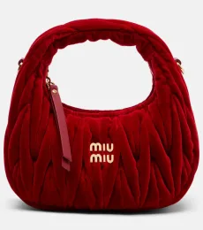Wander Mini velvet top-handle bag Wander Mini velvet top-handle bag