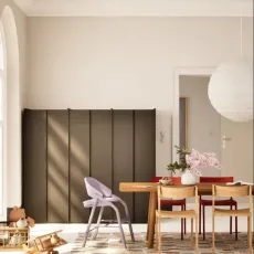 Wardrobe in Black with Rail Wardrobe in Black with Rail