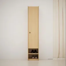 Wardrobe in Light Wood Effect