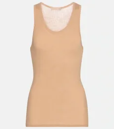 Wardrobe.NYC Ribbed-knit cotton tank top Wardrobe.NYC Ribbed-knit cotton tank top