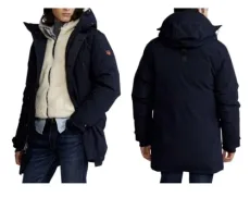 Water-repellent Parka W. 650g Down Jacket Coat Down Jacket Navy, Navy Blue, L Water-repellent Parka W. 650g Down Jacket Coat Down Jacket Navy, Navy Blue, L
