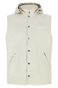 Water-repellent vest White Size