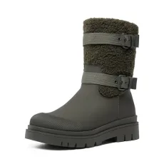 Waterproof Fur Lining Mid Calf Snow Boots