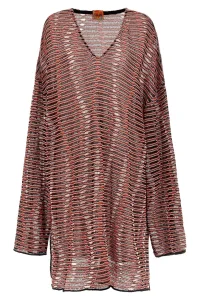 Wave Jacquard Sweater Size