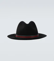 Web Stripe wool Panama hat Web Stripe wool Panama hat