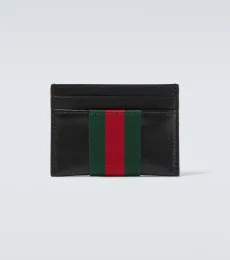 Web Trademark leather card holder Web Trademark leather card holder