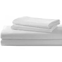 White Hotel Institutional Flat Sheets Soft Cotton Rich - Super King White Hotel Institutional Flat Sheets Soft Cotton Rich - Super King